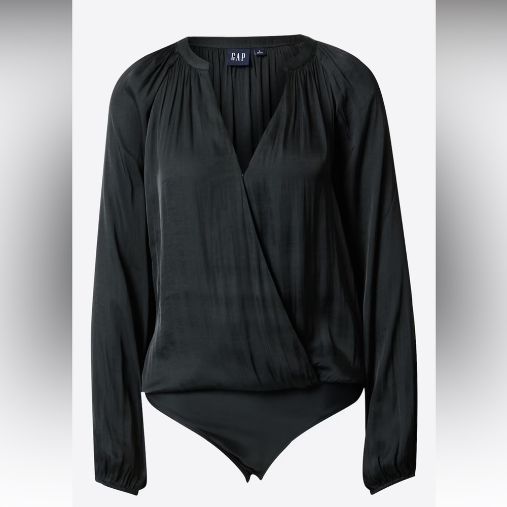NWT Gap Black Blouse Body Suit